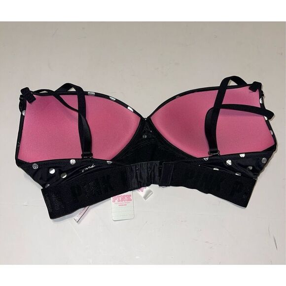 PINK Wear Everywhere Wireless Push-up Bra 32C NWT A8 - Picture 5 of 6